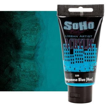 SoHo Urban Artists Heavy Body Acrylic - Manganese Blue Hue, 75ml