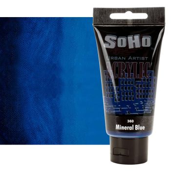 SoHo Urban Artists Heavy Body Acrylic - Mineral Blue, 75ml