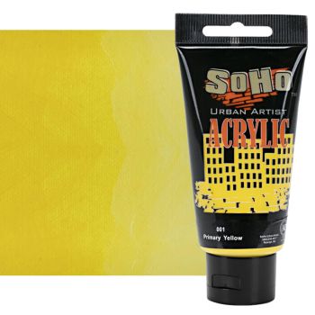 SoHo Urban Artists Heavy Body Acrylic - Primary Yellow, 75ml