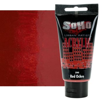 SoHo Urban Artists Heavy Body Acrylic - Red Ochre, 75ml