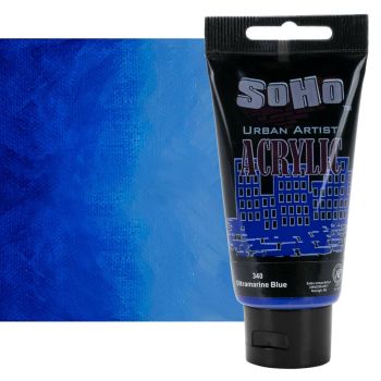 SoHo Urban Artists Heavy Body Acrylic - Ultramarine Blue, 75ml