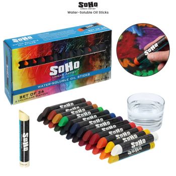 SoHo Urban Artist Water-Soluble 37ml Oil Paint Sticks