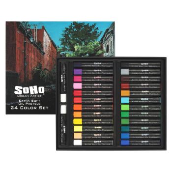 SoHo Extra Soft Oil Pastel Set of 24
