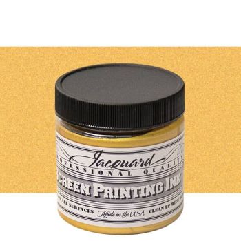 Jacquard Screen Printing Ink 4 oz Jar - Solar Gold