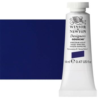 Winsor & Newton Designers Gouache 14ml Tube - Spectrum Violet