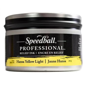 Speedball Pro Relief Ink Can - Hansa Yellow Light 8oz