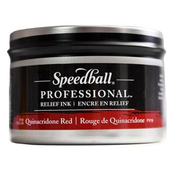 Speedball Pro Relief Ink Can - Quinacridone Red 8oz