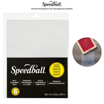 Speedball Screen Printing Ink Jet Transparency Sheets