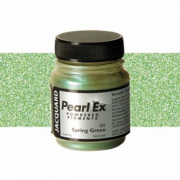 Jacquard Pearl-Ex Powder Pigment 1/2 oz Jar Spring Green