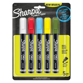 Sharpie Chalk Marker 5pk Standard Colors