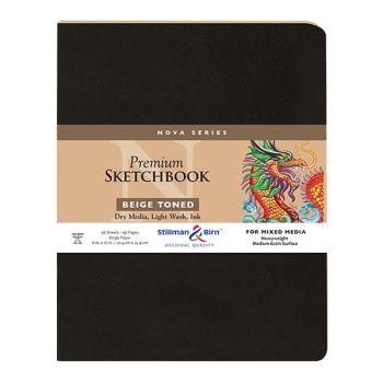 8X10 In Beige Softbound Sketchbook
