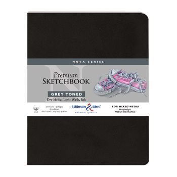 Grey Softbound Sketchbook	8X10 In