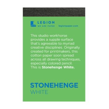Stonehenge Mini 250 gsm Paper Pad 2.5x3.75 White 15 Sheets