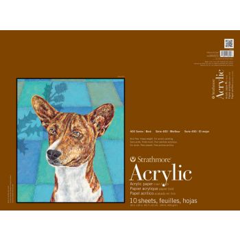 Strathmore 400 Series Acrylic Pad 18x24" 10 Sheets