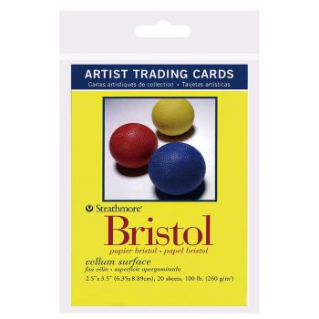 Strathmore Bristol Vellum Artist Trading Cards 1 Pack