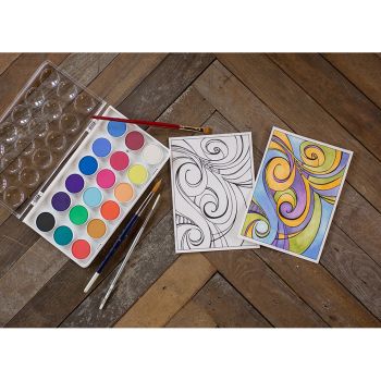 Strathmore Designs for Watercoloring Printed Watercolor Pads