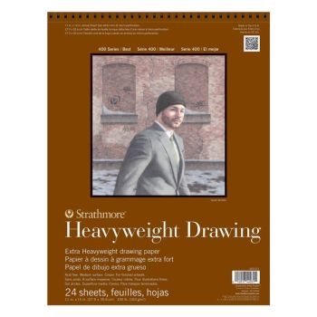 Strathmore 400 Series Heavyweight Drawing Pad, 24 Sheets 11x14"