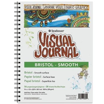 Strathmore Bristol Smooth Visual Journal 100lb. 5.5x8" 56 Pages