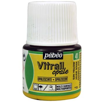 Pebeo Vitrail Color Opaque Sun Yellow 45 ml