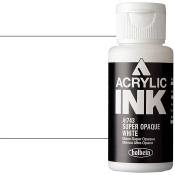 Holbein Acrylic Ink 30ml Super Opaque White