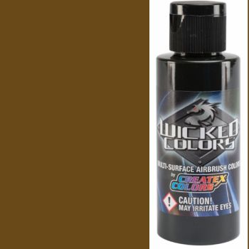Wicked Air Airbrush Colors Detail Raw Umber 2oz