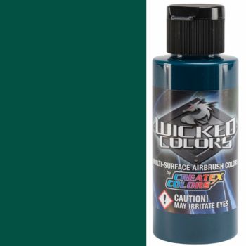 Wicked Air Airbrush Colors Detail Viridian 2oz 