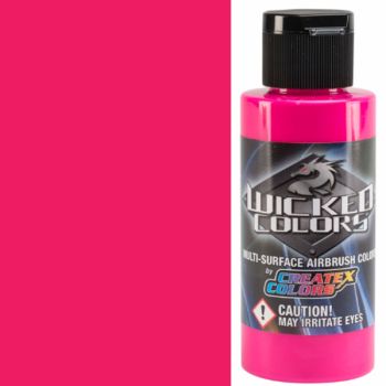 Wicked Air Airbrush Colors Fluorescent Magenta 2oz