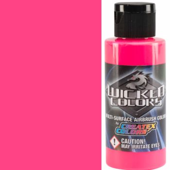 Wicked Air Airbrush Colors Fluorescent Pink 2oz