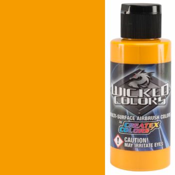 Wicked Air Airbrush Colors Golden Yellow 2oz 