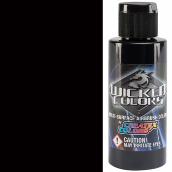 Wicked Air Airbrush Colors Jet Black 2oz 