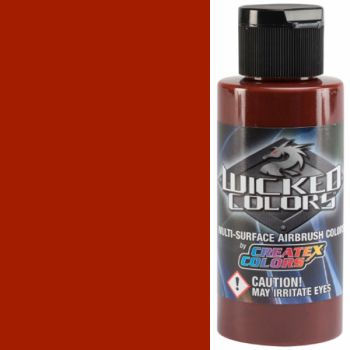 Wicked Air Airbrush Colors Red Oxide 2oz 