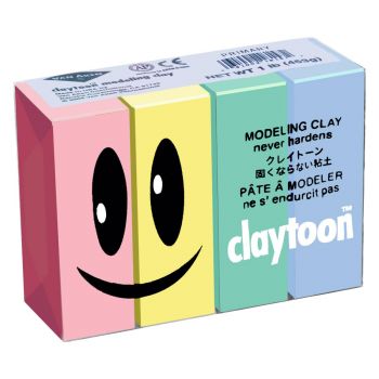 Claytoon Non-Hardening Modeling Clay - Sweetheart Colors, 1lb