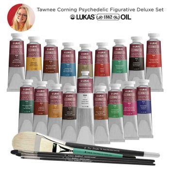 Tawnee Corning LUKAS 1862 Oil Psychedelic Figurative Deluxe Set