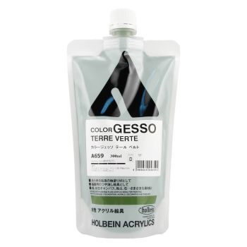 Holbein Acrylic Colored Gesso 300ml Terre Verte