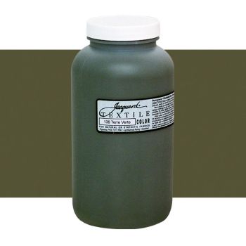 Jacquard Permanent Textile Color Quart Jar - Terre Verte