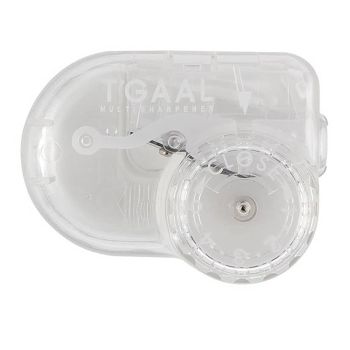 T'Gaal 5 Point Dial Pencil Sharpener Clear