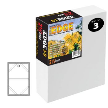 The Edge All Media Professional Cotton Canvas 2.5In Depth 24X72in Box of 3