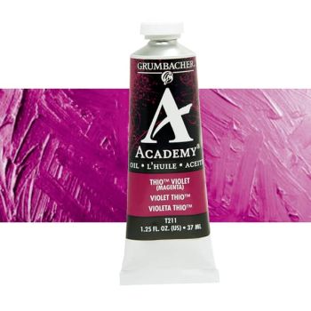Grumbacher Academy Oil Color 37 ml Tube - Thio Violet