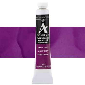 Grumbacher Academy Watercolor 7.5 ml Tube - Thio Violet