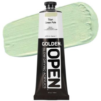 GOLDEN Open Acrylic Paints Titan Green Pale 5 oz