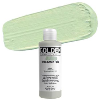 Golden Fluid Acrylic 4oz Titan Green Pale