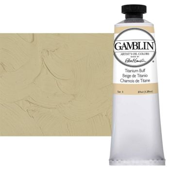 Gamblin Artists Oil - Titanium Buff, 37ml Tube