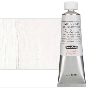 Schmincke Mussini Oil Color 150ml Titanium Opaque White