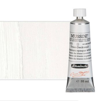 Schmincke Mussini Oil Color 35 ml Titanium Opaque White