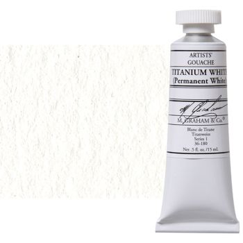 M Graham Gouache 15ml Titanium White