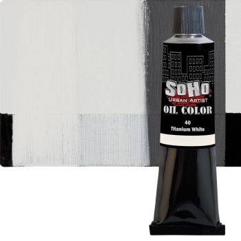 SoHo Artist Oil Color Titanium White 170ml Tube