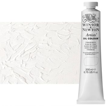 Winsor & Newton Artists' Oil Color 200 ml Tube - Titanium White