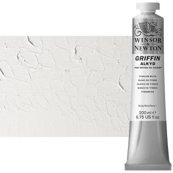 Griffin Alkyd Fast-Drying Oil Color 200 ml Tube - Titanium White 