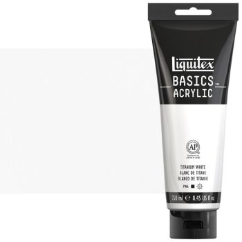 Liquitex Basics Acrylic 250 ml Tube - Titanium White 