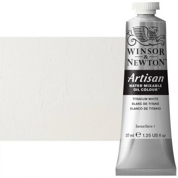 Winsor & Newton Artisan Water Mixable Oil Color - Titanium White, 37ml Tube